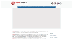 Desktop Screenshot of perfectchurch.com