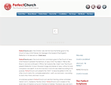 Tablet Screenshot of perfectchurch.com
